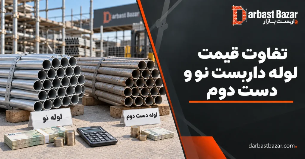 قیمت لوله داربست نو و دست دوم